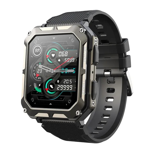 LEMFO C20Pro Smart Watch Men Sport Smartwatch - Black_0